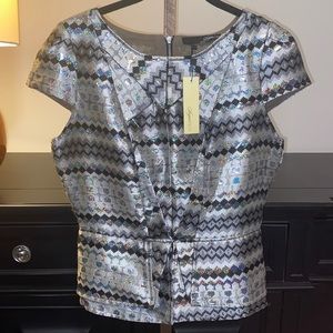 Holographic Structured Blouse